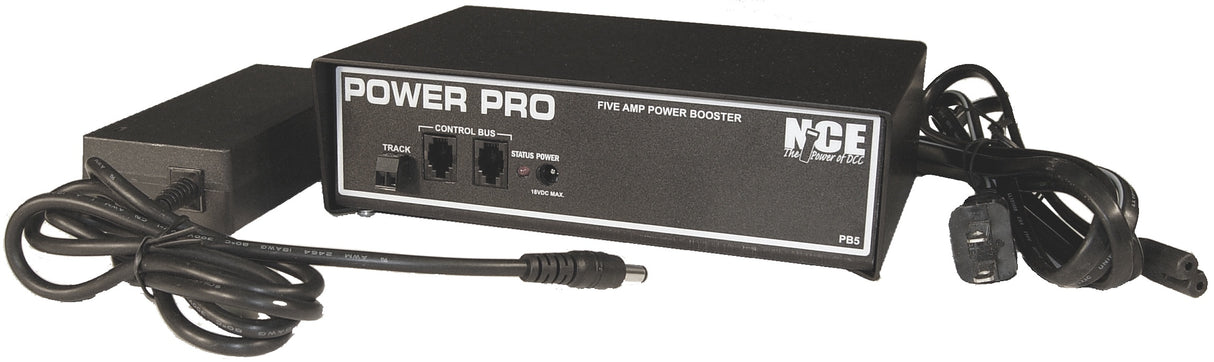 NCE PB5 Booster -- 5-Amp w/Power Supply - NCE 5240045