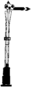 Semaphores -- 3-Light Upper Quadrant w/Operating Coil