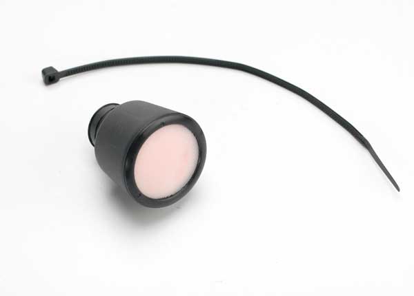 Traxxas 5265 Air filter housing/ foam insert/ Jato air filter base (long, straight)/ cable tie (1-each) (TRX 2.5, 2.5R, 3.3) - TRA5265