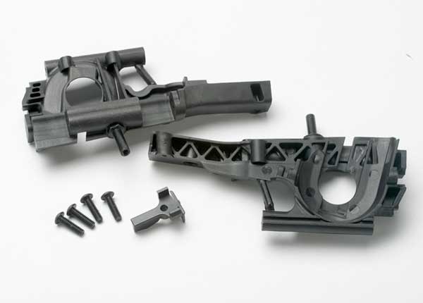 Traxxas 5330 Bulkhead , Front (Left & Right halves) / Differential retainer / 4x14mm BCS (4) - TRA5330