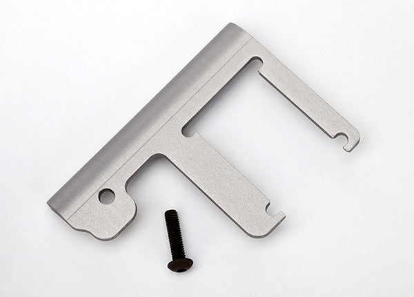 Traxxas 5361A Chassis Brace , Revo / Slayer (3mm 6061-T6 aluminum) (titanium- anodized) / 4x16mm BCS - TRA5361A
