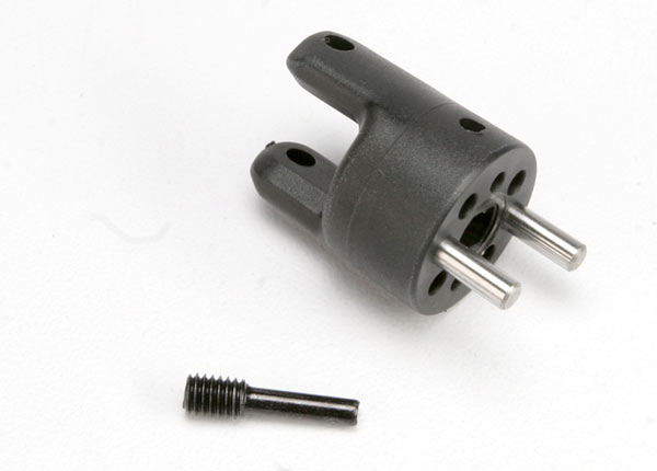 Traxxas 5457 Yoke, brake (1)/ torque pins (2)/ 4x15mm screw pin - TRA5457