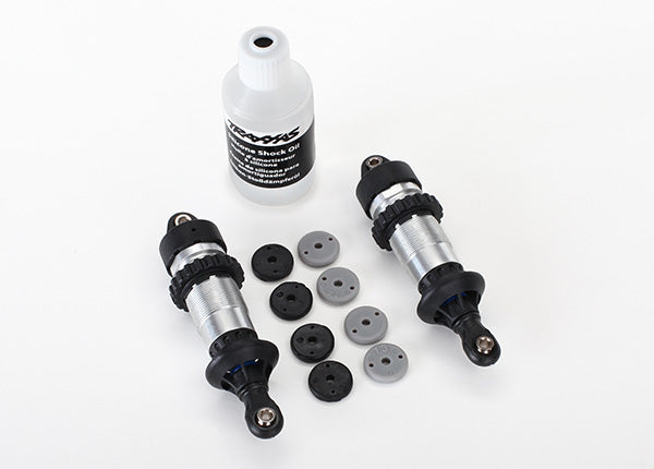 Traxxas 5460 Shocks, GTR aluminum (assembled) (2) (without Springs) - TRA5460