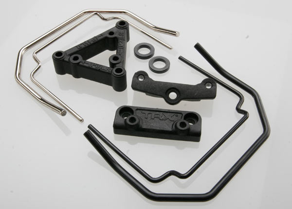 Traxxas 5496 Sway Bar Mounts (Front & Rear) (Revo)/ Sway Bar wires (Front & Rear) (4)/ drill guide/ spacers - TRA5496