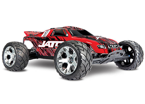 Traxxas 55077-3 Jato 3.3: 1/10 Scale 2-Speed Nitro-Powered 2WD Stadium Truck - TRA55077-3-REDX
