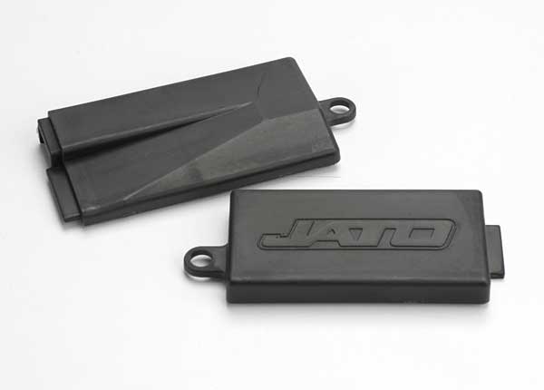 Traxxas 5524 Plate)/ battery cover (mid Chassis) - TRA5524