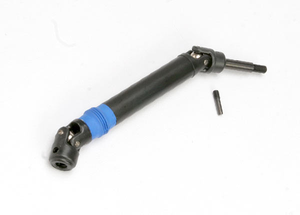 Traxxas 5551 Driveshaft assembly (1), left or right (fully assembled, ready to install)/ M3/12.5mm yoke pin (1) - TRA5551