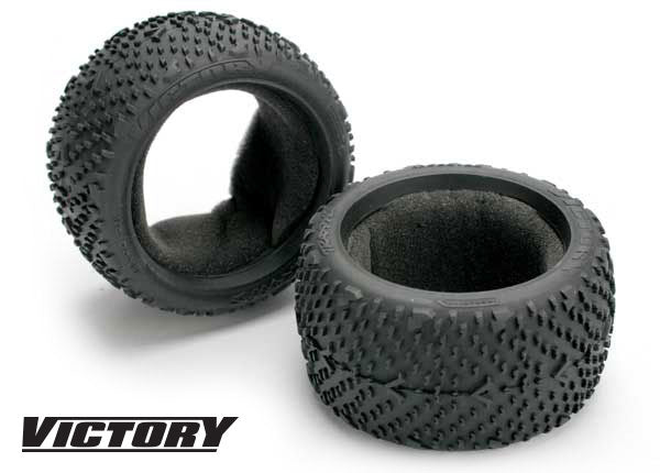Traxxas 5570 Tires , Victory 2.8' (Rear) (2) / foam Inserts (2) - TRA5570
