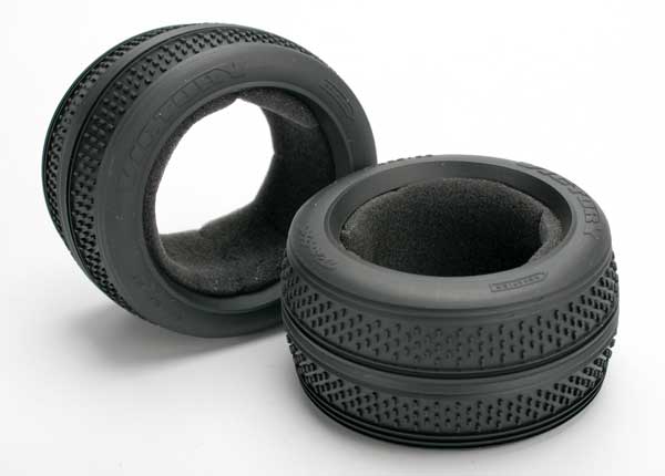 Traxxas 5571 Tires , Victory 2.8' (Front) (2) / foam Inserts (2) - TRA5571