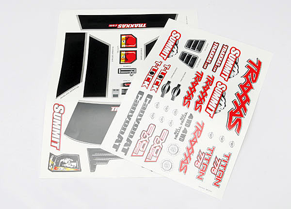 Traxxas 5615 Decal Sheets , Summit - TRA5615