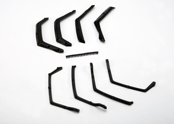 Traxxas 5617 Fender flairs , Front & Rear (4) / fender flair retainers , Front & Rear (4) / 2.5x6mm CS (22) - TRA5617