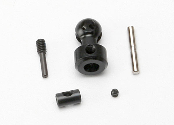 Traxxas 5653 Differential CV Output drive (machined steel) (1)/ screw pin (with threadlock) (1)/ cross pin (1)/ drive pin (1) - TRA5653