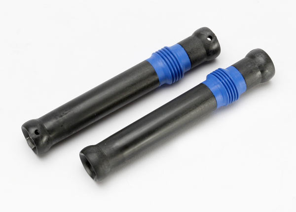 Traxxas 5655 Half shaft set , short (plastic parts only) (internal splined half shaft / external splined half shaft / rubber boot) (assembled with glued boot) (2 assemblies) - TRA5655
