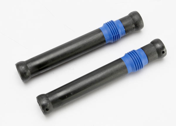 Traxxas 5656 Half shaft set, long (plastic parts only) (internal splined half shaft/ external splined half shaft/ rubber boot) (assembled with glued boot) (2 assemblies) - TRA5656