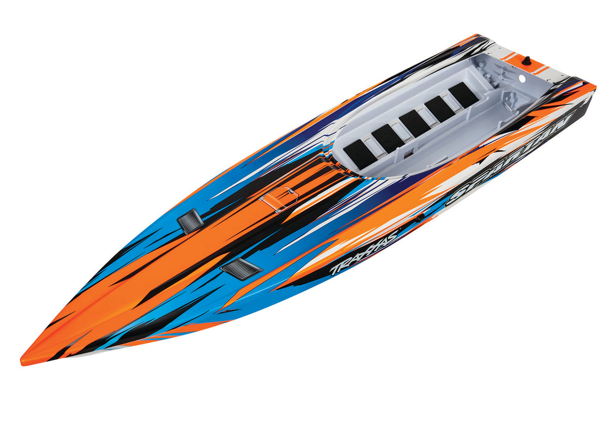 Traxxas 5735 Hull, Spartan, orange Graphics (fully assembled)