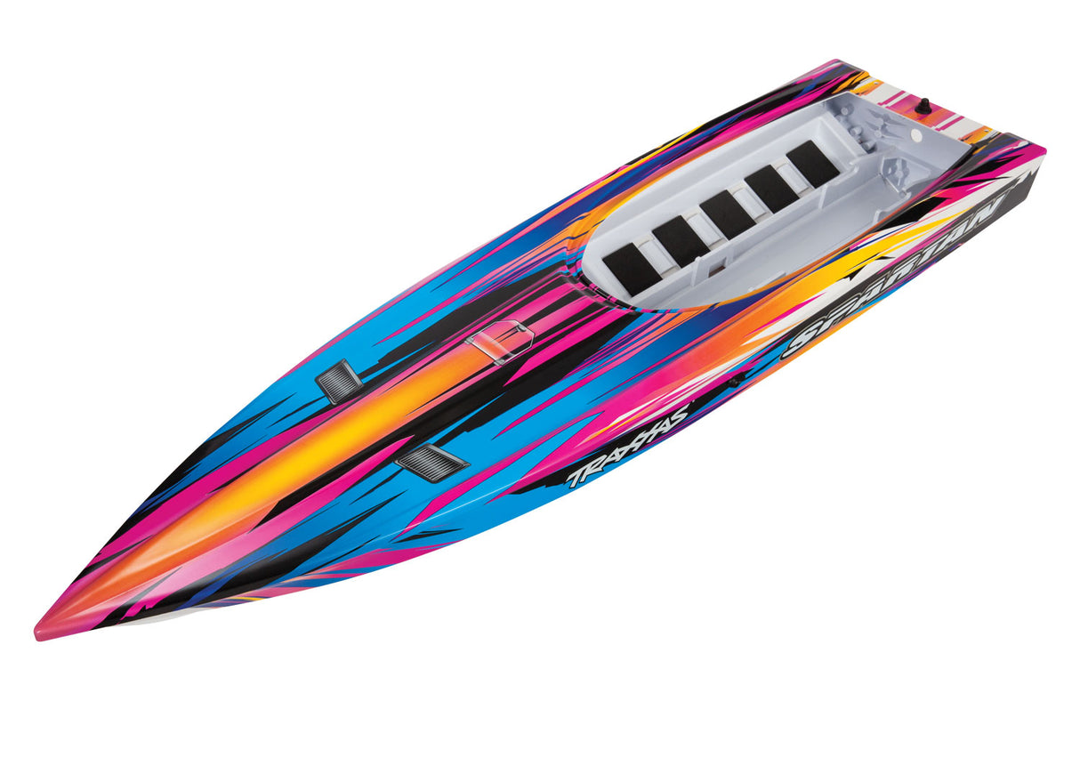 Traxxas 5735P Hull, Spartan, pink Graphics (fully assembled)