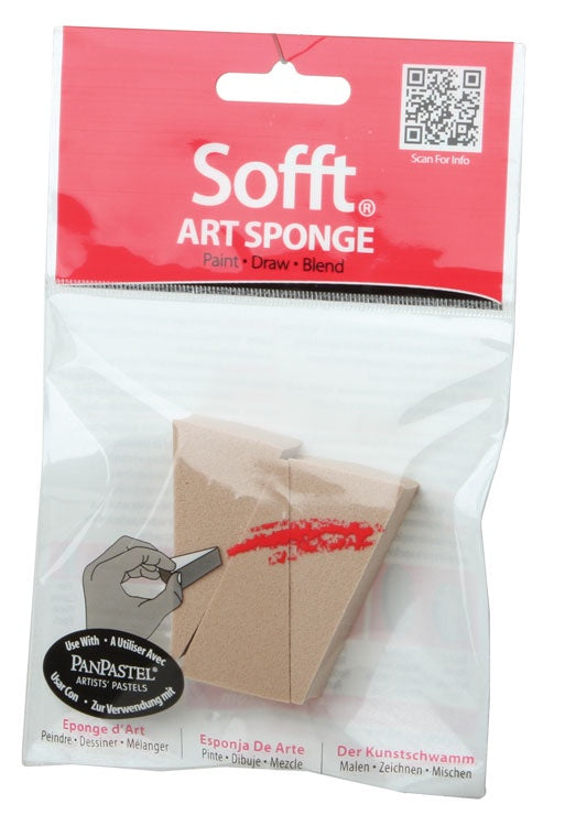 Panpastel Sofft Sponge Bar -- Wedge pkg(3) - 574-61023
