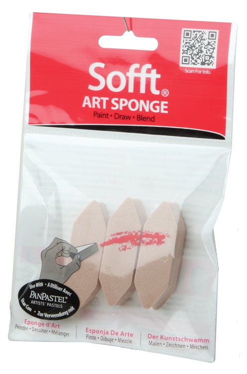 Panpastel Sofft Sponge Bar -- Point pkg(3) - 574-61024