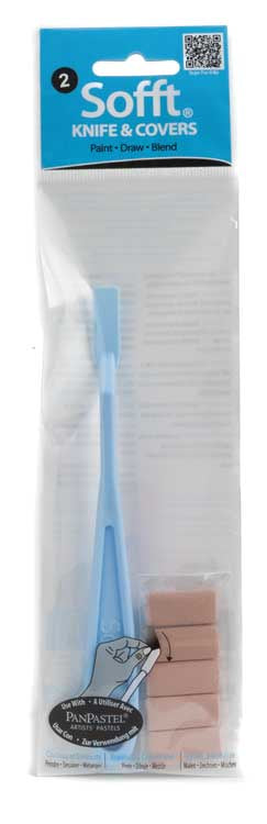 Panpastel Sofft Knife & Covers -- No. 2 Flat 1/5 - 574-65002