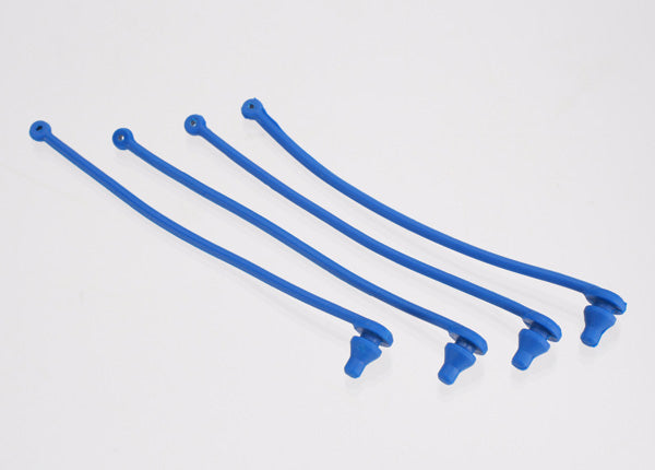 Traxxas 5751 Body clip retainer, - Blue (4) - TRA5751