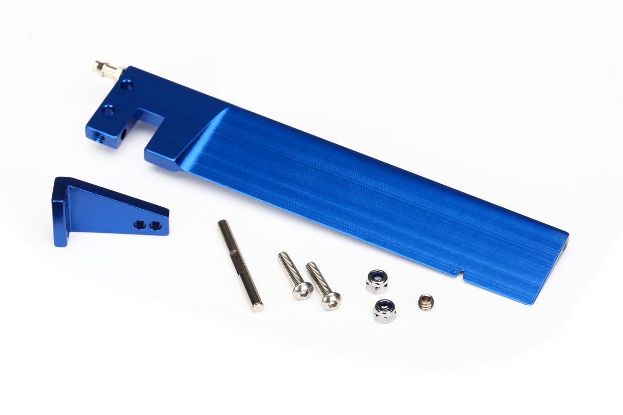 Traxxas 5779 Rudder (127.5 mm)/ rudder arm/ hinge pin/ 3x15mm BCS (stainless) (2)/ NL 3.0 (2)/ 4x3mm BCS (stainless, with threadlock) (1) - TRA5779