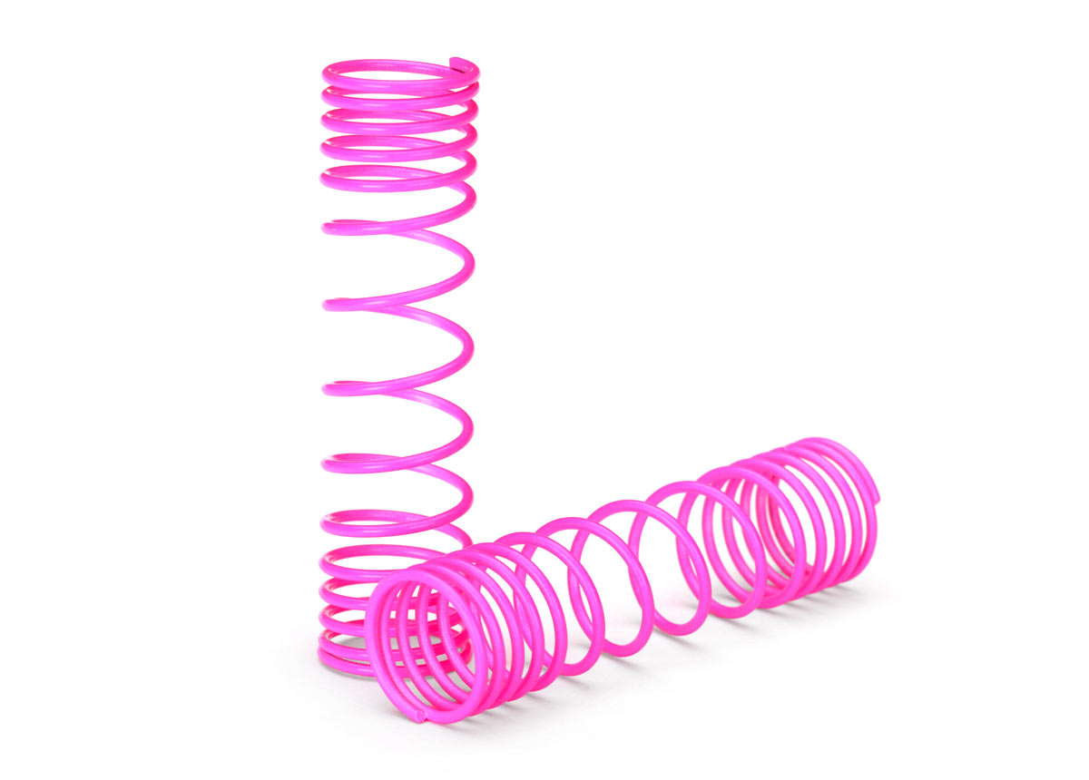 Traxxas 5858P Springs, Rear (pink) (progressive Rate) (2) - TRA5858P