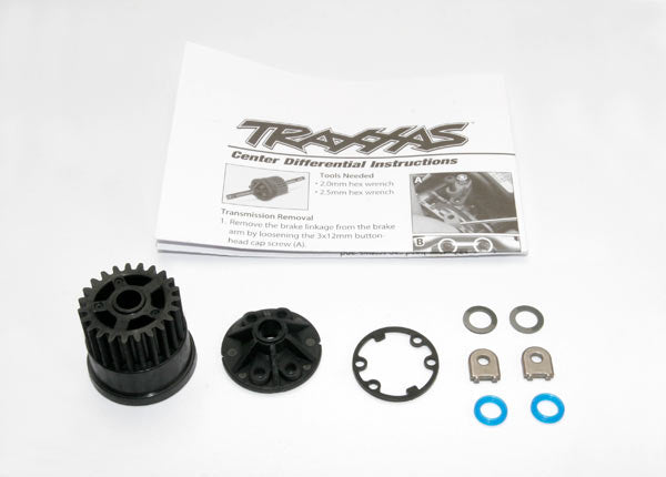 Traxxas 5914X Gear, center Differential (Slayer)/ Cover (1) / X-ring seals (2)/ gasket (1)/ 6x10x0.5 TW (2) (Replacement gear for 5914) - TRA5914X