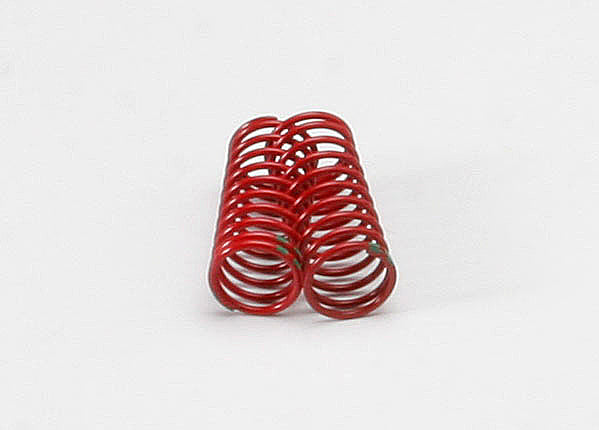 Traxxas 5940 Spring, shock (red) (GTR) (1.8 Rate double Green stripe) (1 pair) - TRA5940