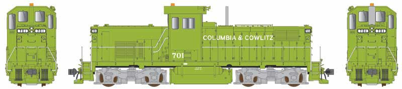 Bowser English HO Alco C415 - Standard DC -- Columbia & Cowlitz #701 (1970s, green)