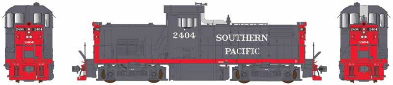 Bowser English HO Alco C415 - LokSound V5 and DCC -- Southern Pacific #2408 (gray, red)