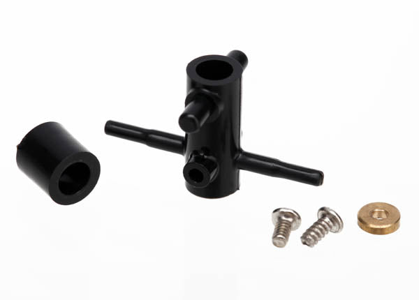 Traxxas 6344 Rotor head, Lower (1)/ Screws (2) - TRA6344