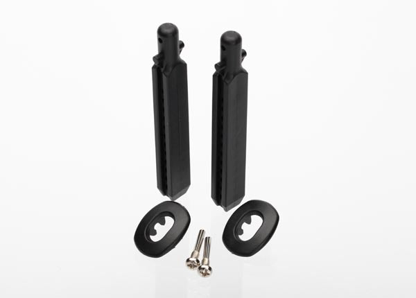 Traxxas 6416 Body Mount posts (2) / Body post pivot (2) / screw pins , 2.5x18mm (2) - TRA6416
