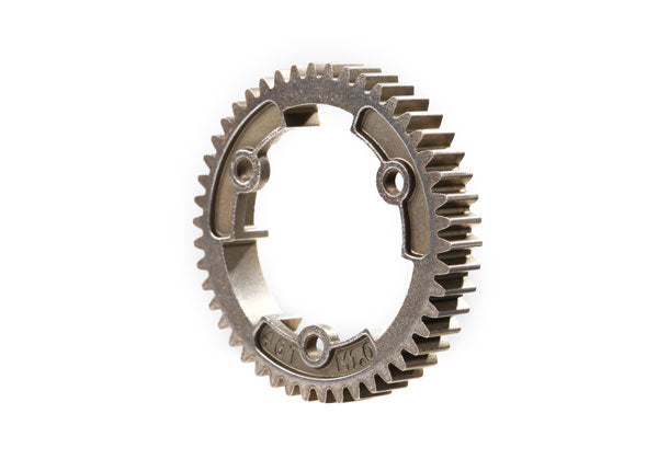 Traxxas 6447R Spur gear, 46-tooth, steel (wide-face, 1.0 metric pitch) - TRA6447R