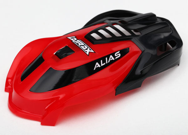 Traxxas 6611 Canopy , Alias , - Red / 1.6x5mm BCS (self-tapping) (3) - TRA6611