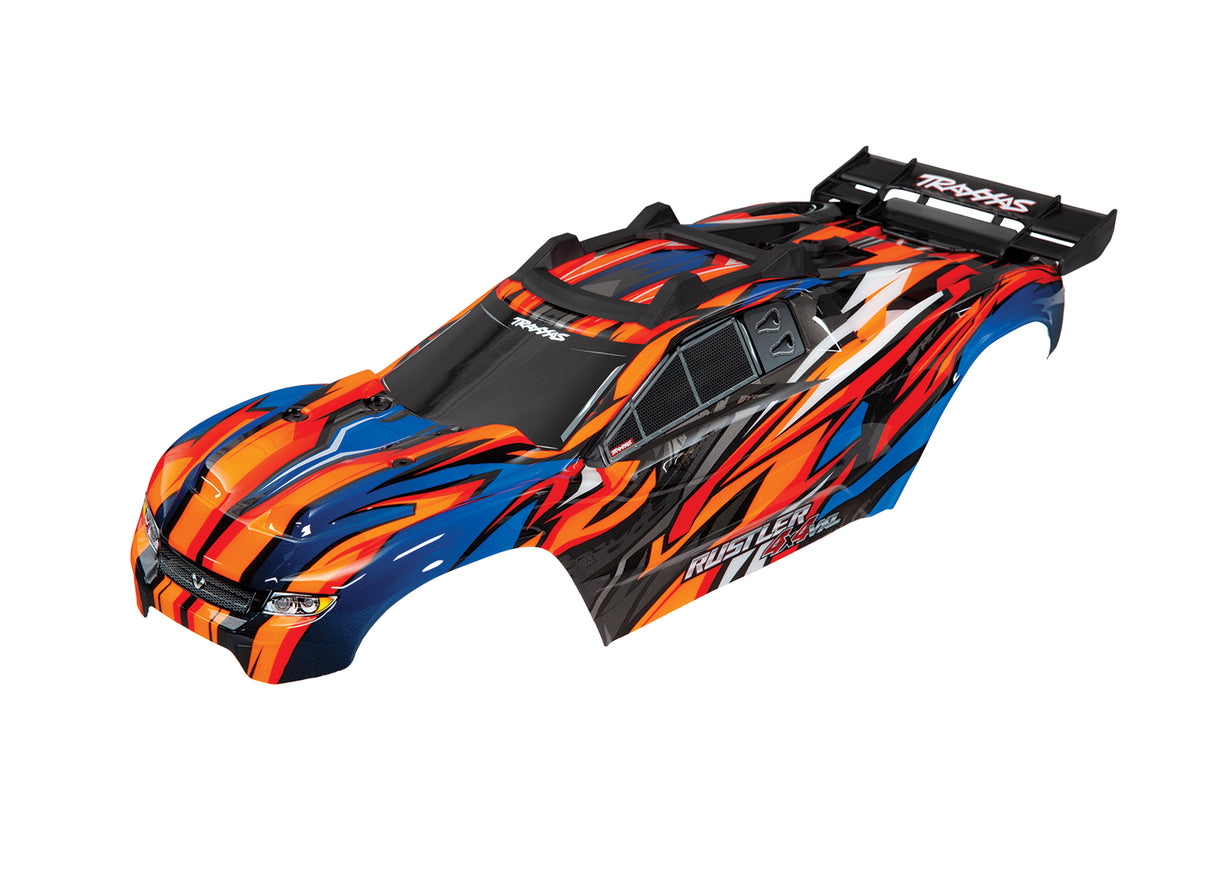 Traxxas 6717T Body RUSTLER 4X4 VXL ORANGE - TRA6717T