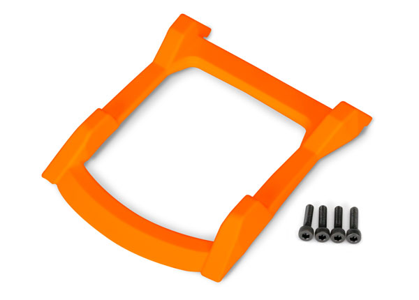 Traxxas 6728T Skid Plate , roof (Body) (orange) / 3x12 CS (4) - TRA6728T