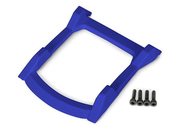 Traxxas 6728X Skid Plate, roof (Body) (blue)/ 3x12mm CS (4) - TRA6728X
