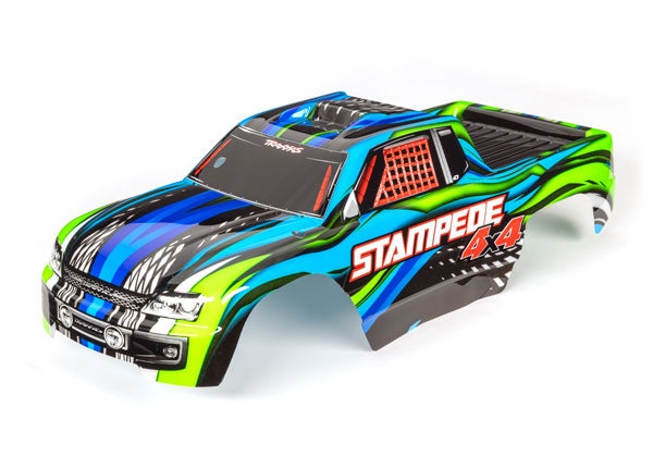 Traxxas 6729X Stampede 4x4 Body - Blue - TRA6729X