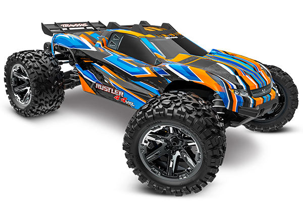 Traxxas 67376-4 Rustler 4X4 VXL HD - Orange