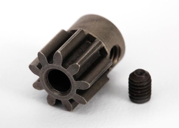Traxxas 6745 Gear, 9-T pinion (32-p) (steel)/ set screw - TRA6745