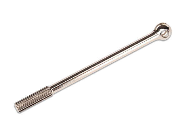 Traxxas 6752 Half shaft, external splined (steel-spline constant-velocity) (1) (fits 2WD Rustler/Stampede) - TRA6752