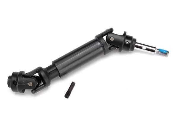 Traxxas 6760 Driveshaft assembly, Front, heavy duty (1) (left or right) (fully assembled, ready to install)/ screw pin (1) - TRA6760