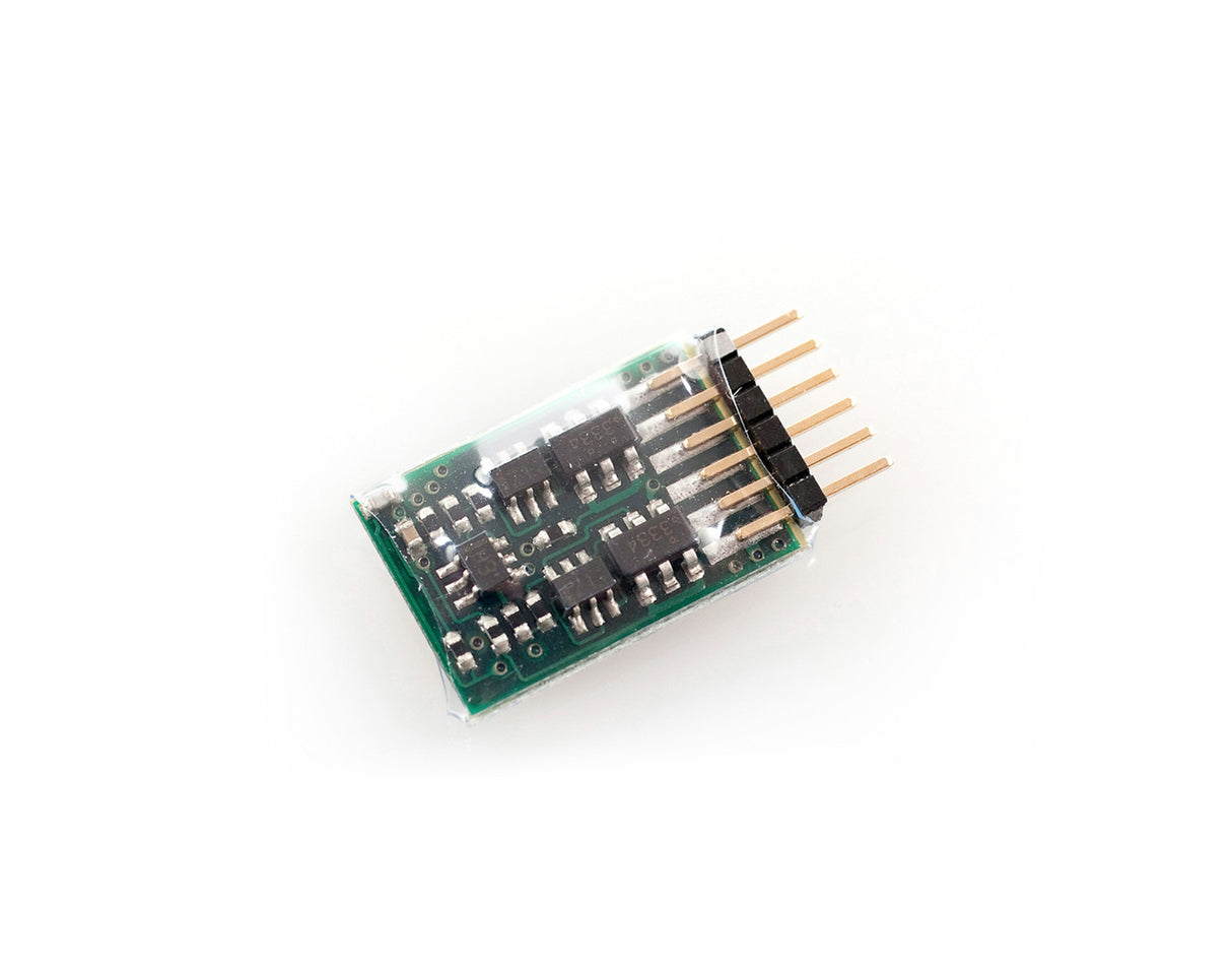 Soundtraxx DCC Mobile Decoder - MC1 Series DCC Only -- N&amp;Z; 2-Function, 6-Pin, 13 x 9 x 3mm - 678-851001