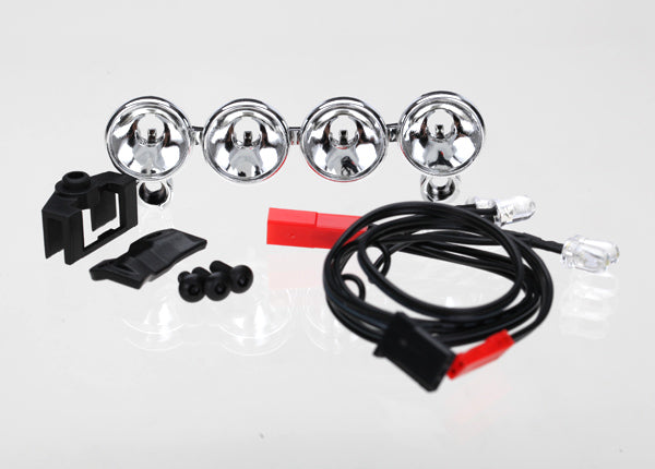 Traxxas 6784 LED light Bar (chrome, 4 Clear lights) - TRA6784