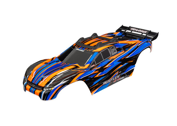 Traxxas 6785-ORNG Body RUSTLER 4X4 VXL - Orange