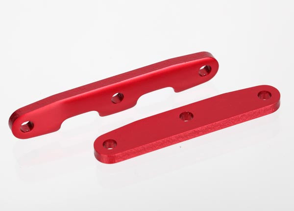Traxxas 6823R Bulkhead tie bars, Front & Rear, aluminum (red-anodized) - TRA6823R