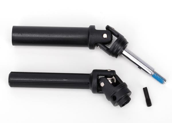 Traxxas 6852X Driveshaft assembly, Rear, heavy duty (1) (left or right) (fully assembled, ready to install)/ screw pin (1) - TRA6852X