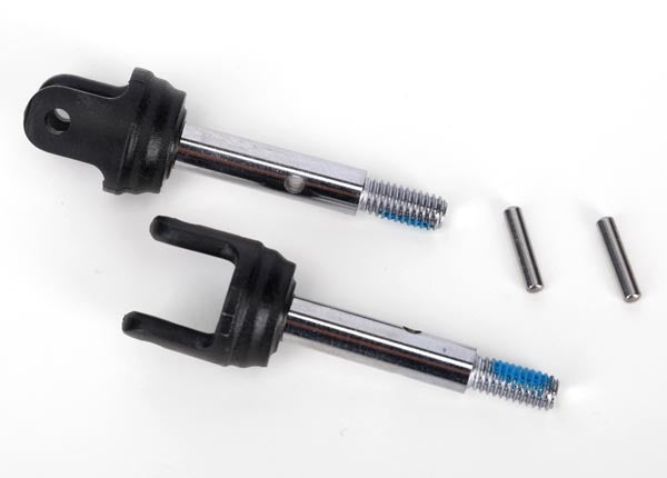 Traxxas 6853X Stub axles, Rear, heavy duty (2)/pins (2)