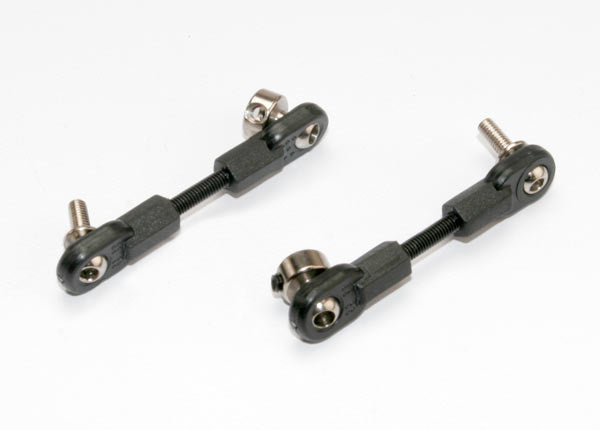 Traxxas 6895 Linkage, Front Sway Bar (2) (assembled with rod ends, hollow balls and ball studs) - TRA6895