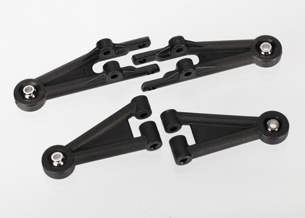 Traxxas 6931 Suspension Arms , Front (2 Lower , 2 upper , assembled with ball joints) - TRA6931